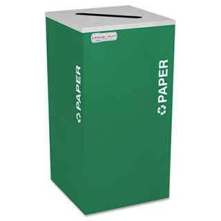 Ex Cell Metal Products Kaleidoscope Collection Recycling Receptacle, 24 Gal E