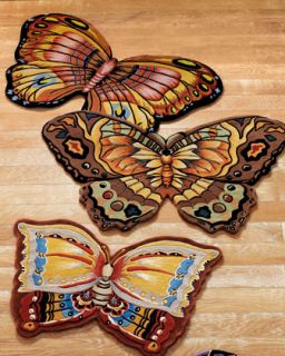 Butterfly Rug, 4 x 6