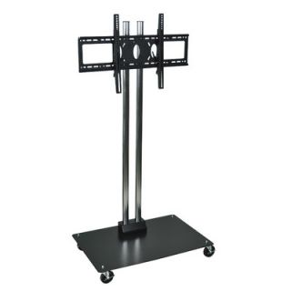 H. Wilson 62 Flat Panel Stand with 4 Casters (37   60 Screens) WPSMS62CH 4