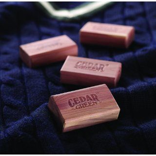 Cedar Green C316 Aromatic Cedar Blocks, 36 Piece   Moth Deterring Garment Protection