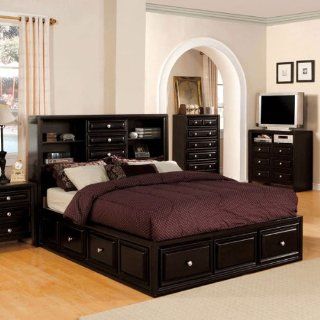 Shop Cal King Size Yorkville Espresso Finish Bed Frame at the  Furniture Store