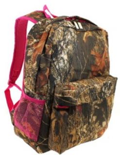 Children's and Teen's School Backpack with Side Pocket 916 (Mossy Oak Pink) Clothing