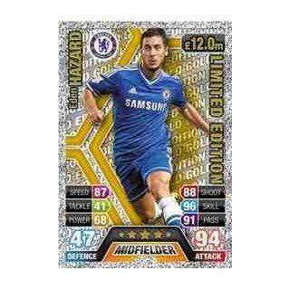 Match Attax 2013/2014 Eden Hazard Chelsea 13/14 Gold Limited Edition Toys & Games