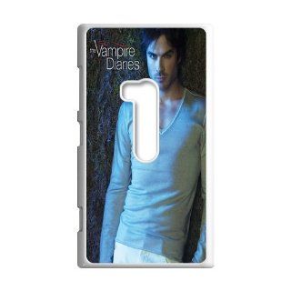 DIY Waterproof Protection Vampire Diaries Damon Salvatore Case Cover For Nokia Lumia 920 057 04 Cell Phones & Accessories