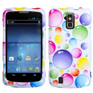 MYBAT ZTEN9100HPCIM953NP Slim and Stylish Snap On Protective Case for ZTE Force N9100   Retail Packaging   Rainbow Bigger Bubbles Cell Phones & Accessories