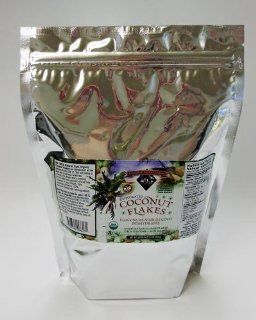 Coconut Flakes, Large, Dehydrated and Unsweetened, 1#  Grocery & Gourmet Food