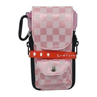 L style Cameo Krystal Colors Dart Case   Check Pink  Sports Fan Dart Equipment  Sports & Outdoors