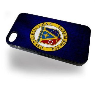 Case for iPhone 5 with U.S. Navy USS Peleliu (LHA 5) emblem Cell Phones & Accessories
