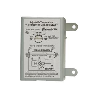Ventamatic Replacement Thermostat — 10 Amps, Model# XXFIRESTAT  Fan Accessories