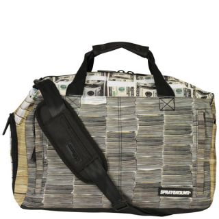 Sprayground Money Stacks Duffle  Green      Mens Accessories