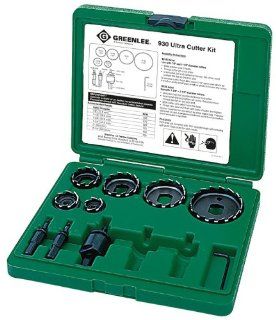 Greenlee 930 Ultra Cutter Kit   Hole Saws  