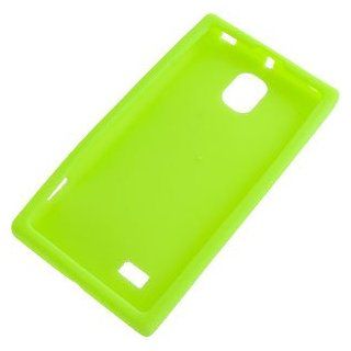 Silicone Skin Cover for LG Spectrum 2 VS930, Cool Green Cell Phones & Accessories