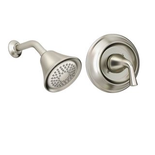 American Standard Transitional Satin Nickel 1 Handle Shower Faucet with Single Function Showerhead