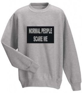 NORMAL PEOPLE SCARE ME Adult Sweatshirt (Crewneck) Various Colors Clothing