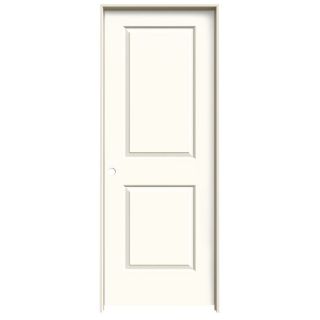 ReliaBilt 2 Panel Square Solid Core Smooth Molded Composite Right Hand Interior Single Prehung Door (Common 80 in x 30 in; Actual 81.68 in x 31.56 in)