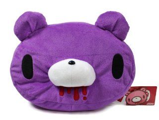 Gloomy Bear Plush Doll Face Cushion Pillow Tissue Box Holder   11" Purple Toys & Games