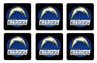 San Diego Chargers Coaster Set of 6 NFL Football Mini Mousepads  Mouse Pads 
