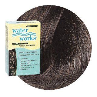 WATER WORKS Permanent Powder Hair Color #22 BROWN BLACK  Chemical Hair Dyes  Beauty
