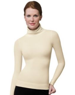 SPANX On Top and In Control Long Sleeve Turtleneck (973) XL/Vanilla Clothing