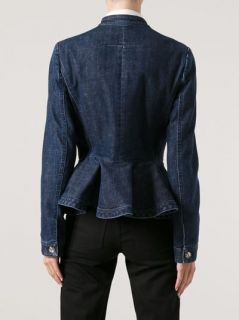 Givenchy Denim Peplum Jacket