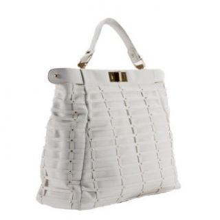 Jacky&Celine J 944 1 002 White Top Handle/Shoulder Bag Shoulder Handbags Shoes