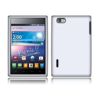 LG Intuition VS950 Solid White Skin Cover Cell Phones & Accessories
