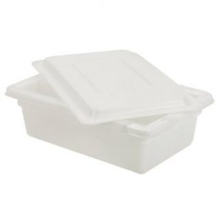 Rubbermaid Commercial 3309 CLE 18" Length x 12" Width x 6" Depth, 3 1/2 gallon Clear PolyCarbonate Food/Tote Box