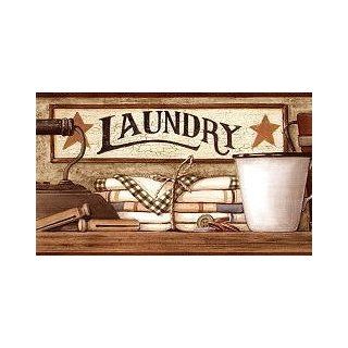 Country Laundry Wallpaper Border  