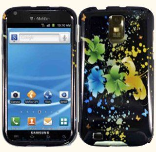 Magic Flowers Hard Case Cover for Samsung Hercules T989 Cell Phones & Accessories