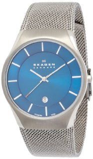 Skagen Men's 956XLTTN Quartz Titanium Blue Dial Watch Skagen Watches