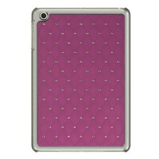 Purple Chrome Studded Diamond Back Protector Case Phone Cover for iPad Mini Cell Phones & Accessories