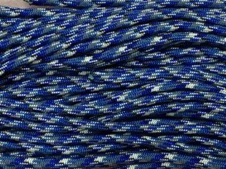 50FT Type III Bucky Blue Paracord 550 Parachute Cord 7 Strand Made In USA