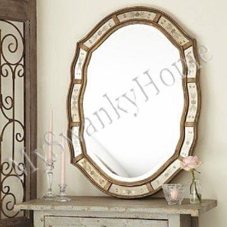 Shop Shaped Victorian Venetian Etched Frameless Wall Mirror Antique at the  Home Dcor Store