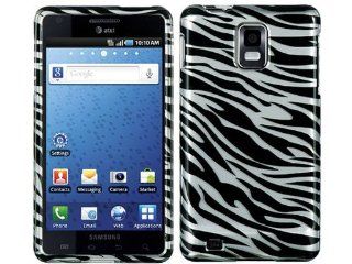 Zebra Silver Crystal 2D Hard Case Cover for Samsung Infuse 4G SGH i997 Cell Phones & Accessories