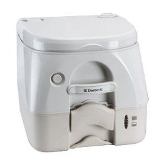 The Amazing Quality Dometic   974 Portable Toilet 2.6 Gallon   Grey w/Brackets 