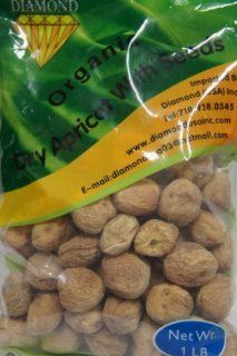 Organic Dry Apricot with Seeds 1lb.  Apricots Produce  Grocery & Gourmet Food