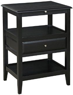 Powell Sedona Antique Black Accent Table   End Tables