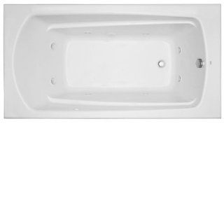 Mirabelle MIRBDW6032WH Bradenton 60" Drop In Whirlpool Tub with Reversible Drain, White    