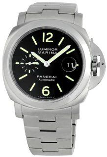 Panerai Men's PAM00299 Luminora Marina Automatic Black Dial Watch Panerai Watches