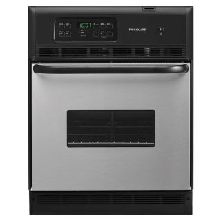Frigidaire Self Cleaning Single Electric Wall Oven (Stainless) (Common 24 in; Actual 23.875 in)