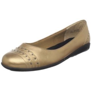 Walking Cradles Women's Fallon Ballet Flat Gold Flats Shoes