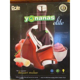 Yonanas 986 Elite Healthy Dessert Maker, Red Kitchen & Dining