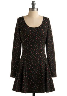 Betsey Johnson Surrounded by Buds Dress  Mod Retro Vintage Printed Dresses