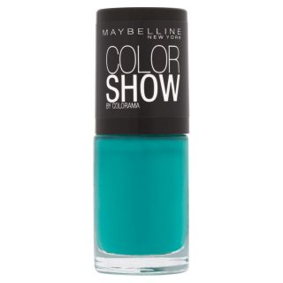 Maybelline New York Color Show Nail Lacquer   120 Urban Turquoise 7ml      Health & Beauty