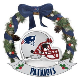 NFL New England Patriots 20 Inch Helmet Door Wreath  Sports & Outdoors