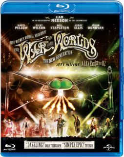 Jeff Waynes Musical Version of The War of the Worlds The New Generation   Alive on Stage      Blu ray