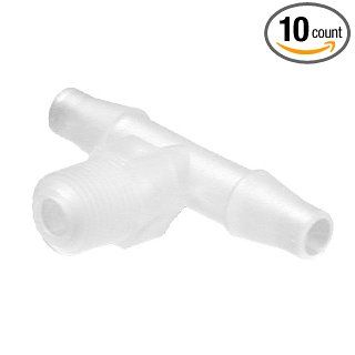 Nylon Tubing Connector, Barbed Elbow, 1/4" x 1/4" Tubing ID (Pack of 10) Barbed Elbow Fittings
