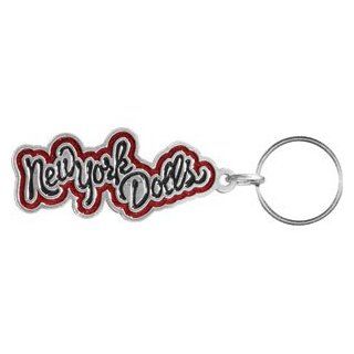 Rockabilia New York Dolls Metal Key Chain Novelty Keychains Clothing