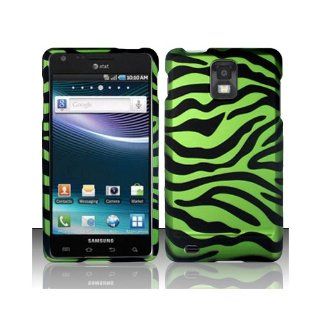 Green Zebra Hard Cover Case for Samsung Infuse 4G SGH I997 Cell Phones & Accessories