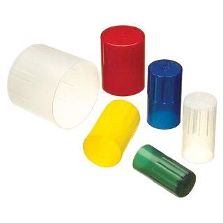 Kimax Autoclavable Polypropylene Test Tube Closure, Natural Cap Color Science Lab Culture Tubes